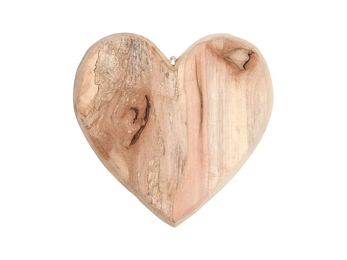 Coeur à suspendre en saule