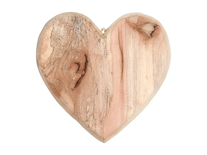 Coeur à suspendre en saule