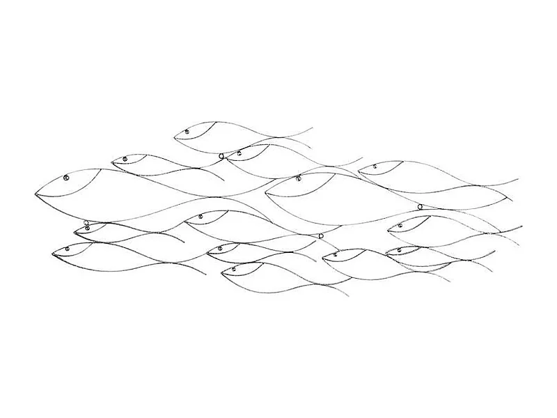 Décoration murale poissons