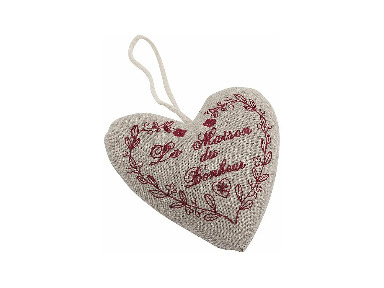 Coeur à suspendre La maison du bonheur (Lot de 6)