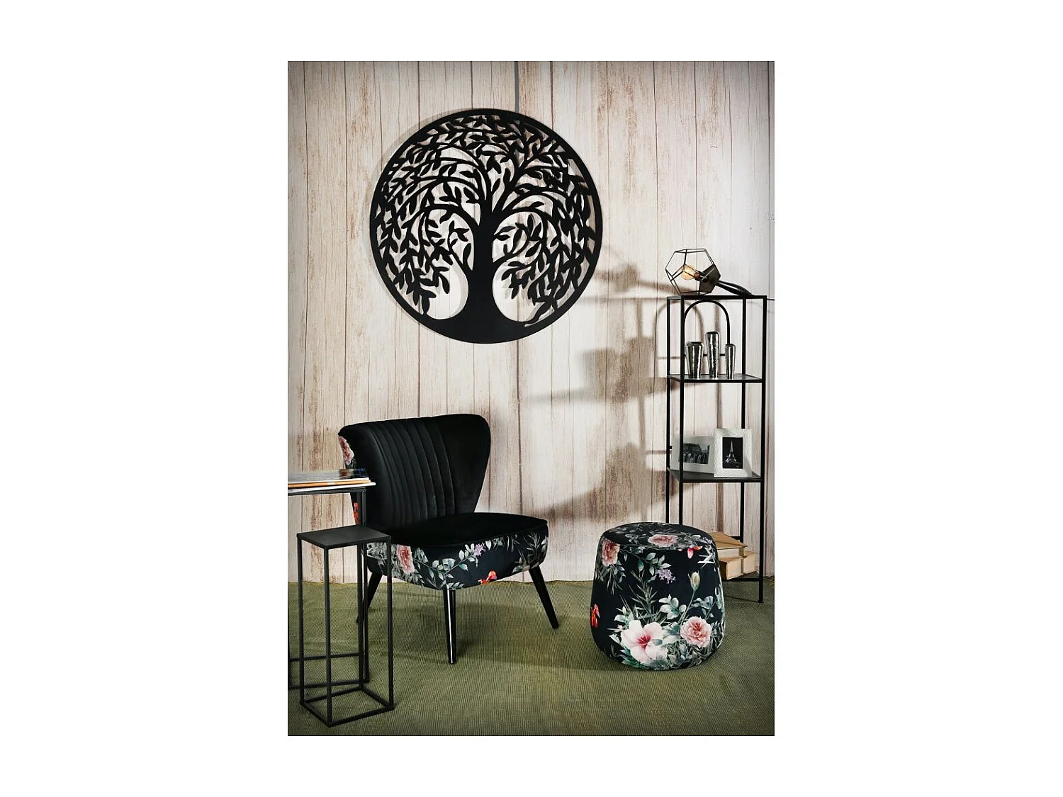 Décoration murale ronde Arbre