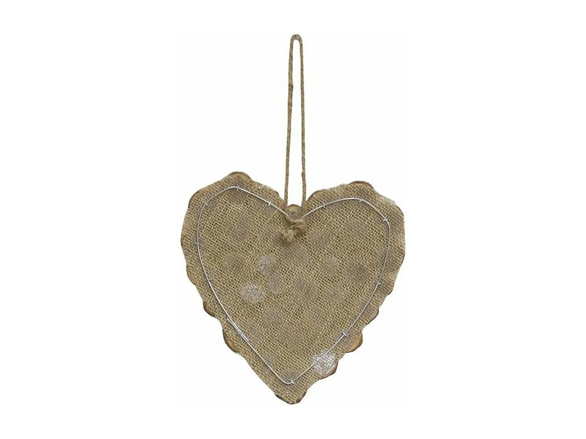 Coeur  à suspendre en bois Petit