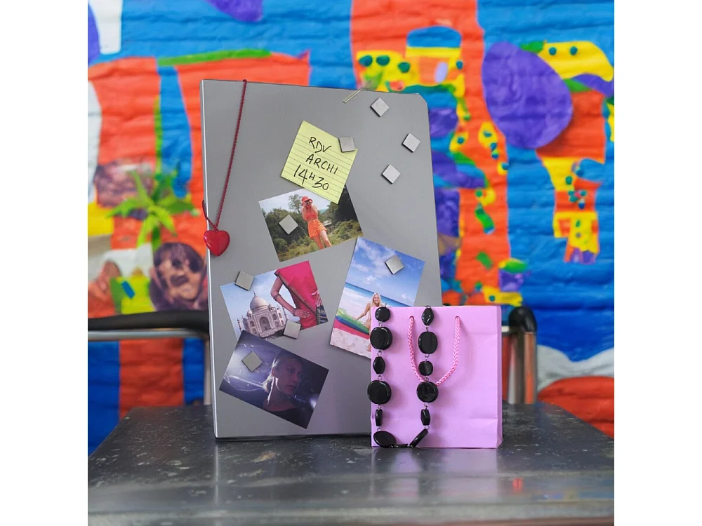 Lavagna magnetica in acciaio