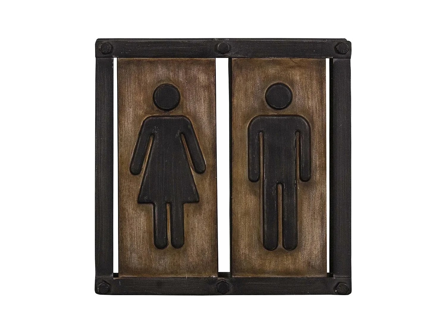 Plaque industrielle Toilettes 21.5 cm