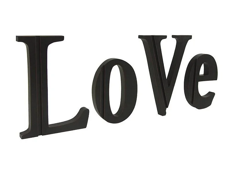 Décoration murale 4 lettres Love