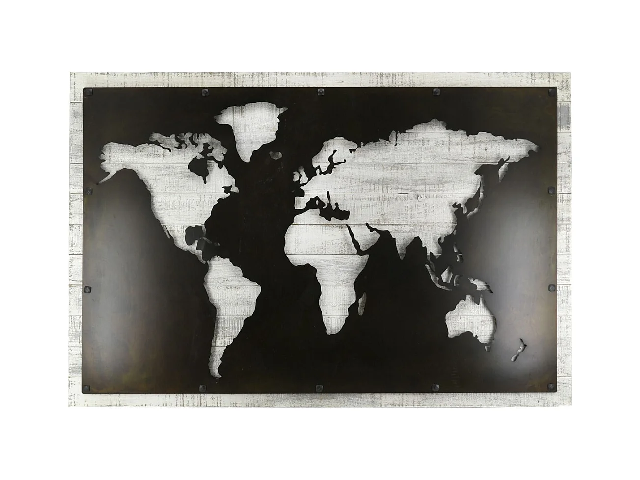 Mappemonde en medium et métal