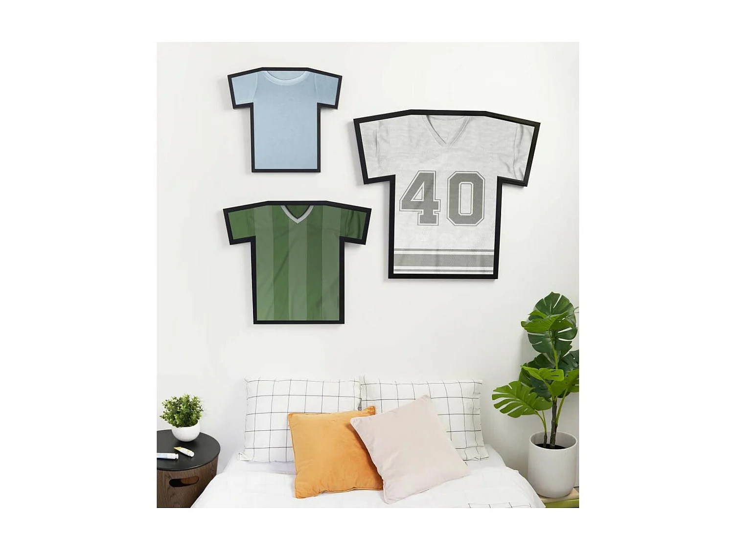 Cadre maillot de sport collector