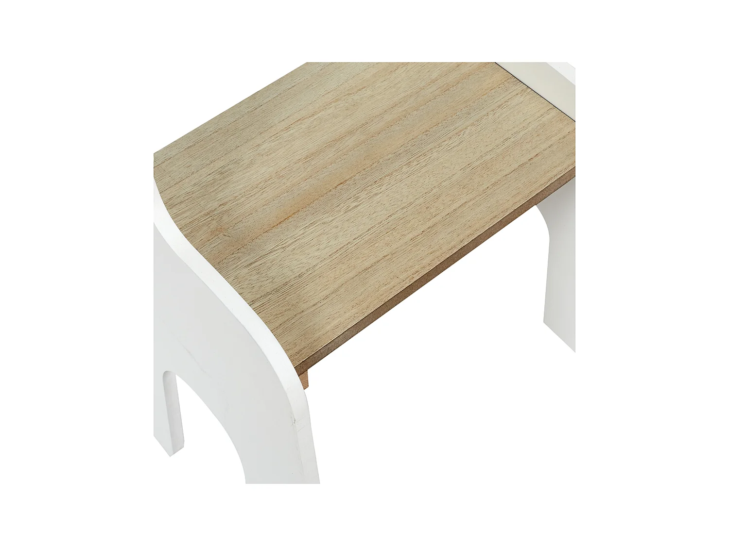 Chaise Enfant Licorne Blanc, Marron