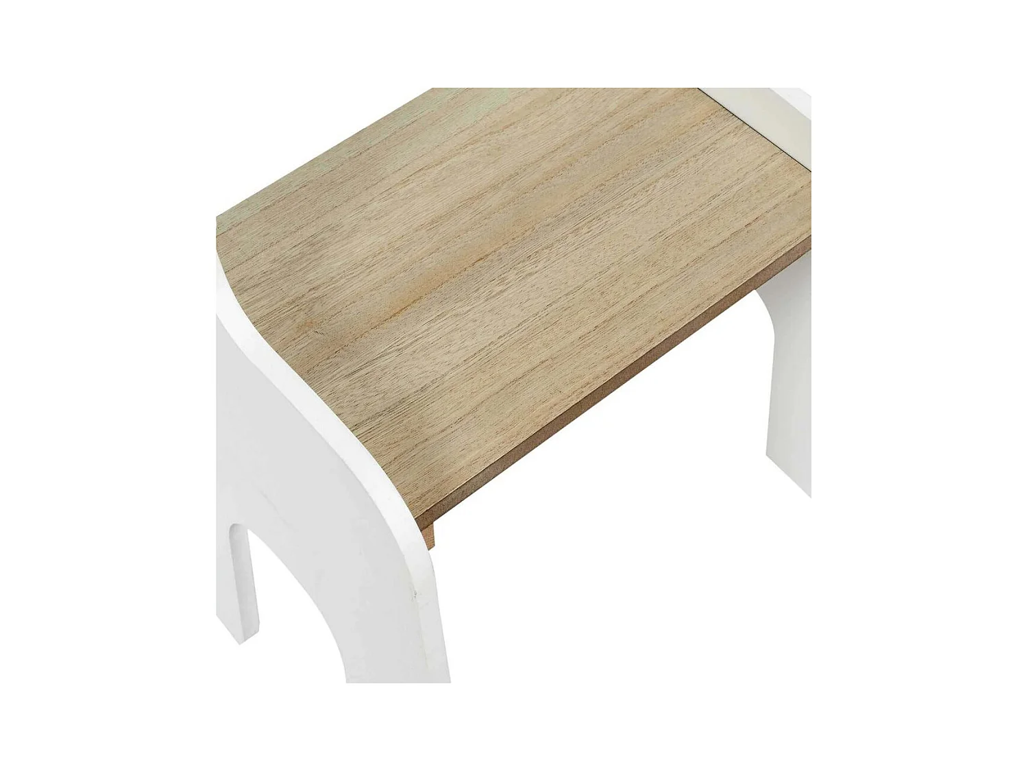 Chaise Enfant Licorne Blanc, Marron