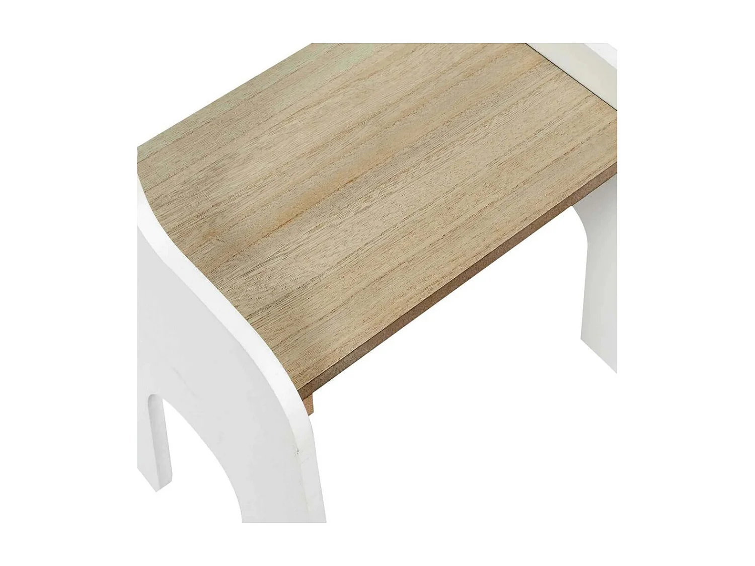 Chaise Enfant Licorne Blanc, Marron