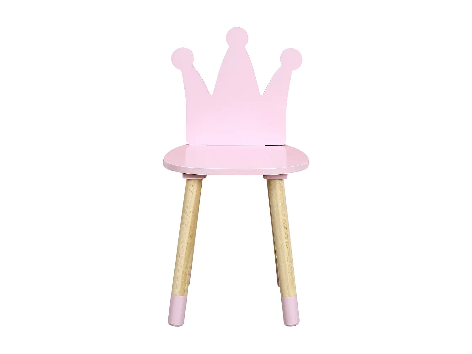 Chaise Couronne Rose Rose