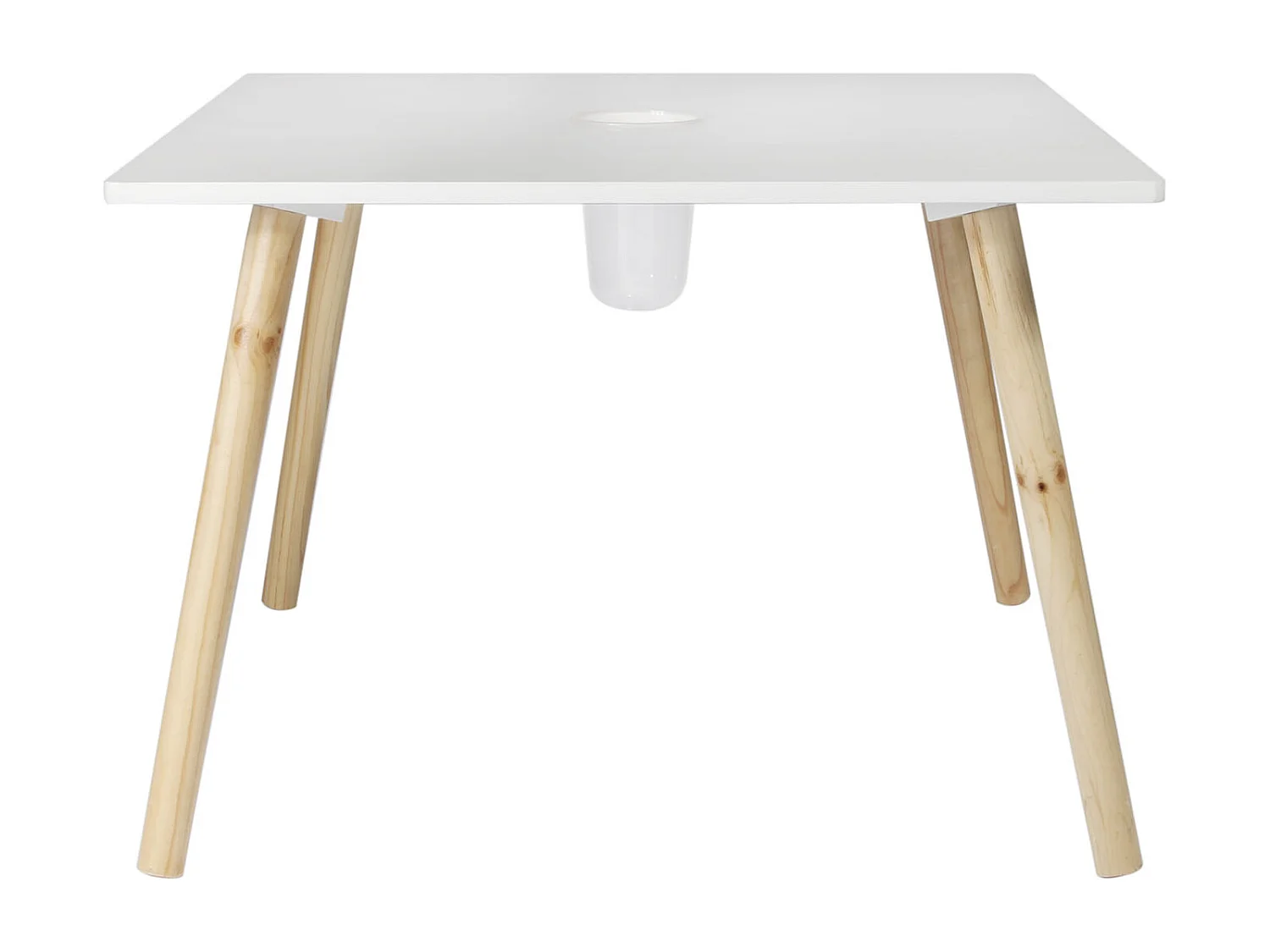 Table Avec Pot A Crayons Gribouille