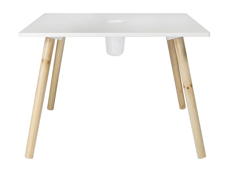 Table Avec Pot A Crayons Gribouille