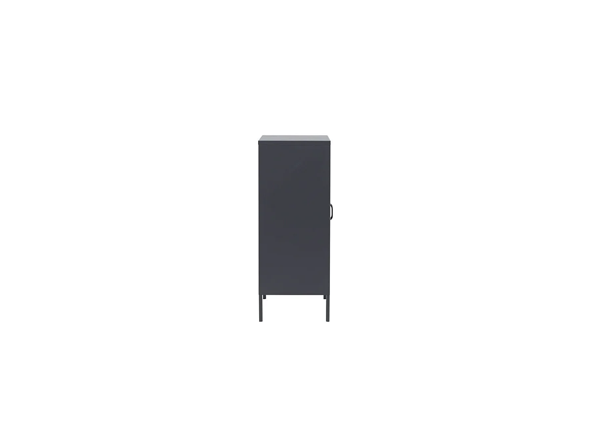 Misha dressoir 2 deuren, 3 planken, grijs.