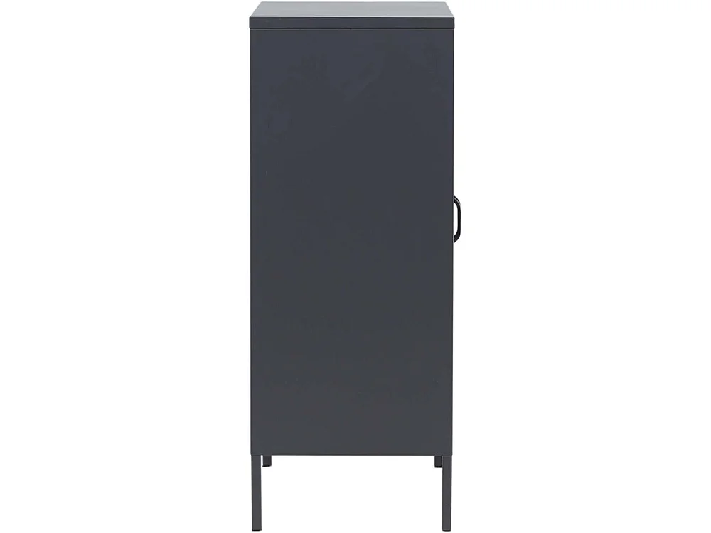 Misha dressoir 2 deuren, 3 planken, grijs.