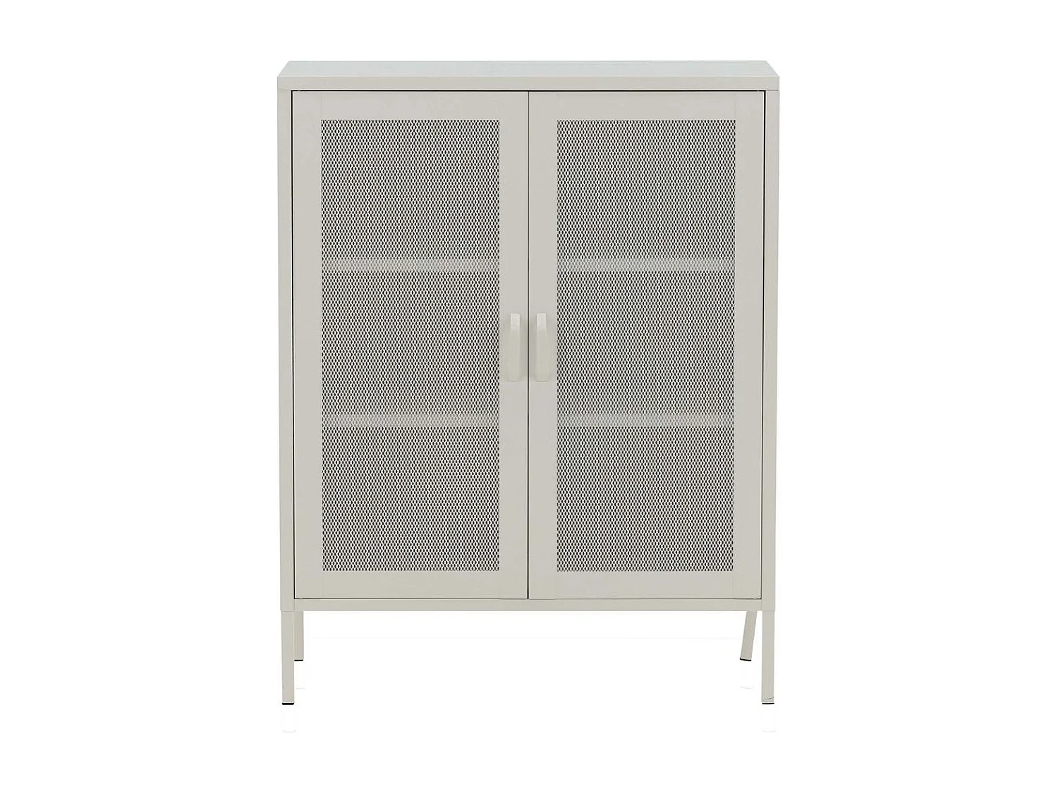 Buffet 2 Portes en Métal "Misha" 101cm Blanc