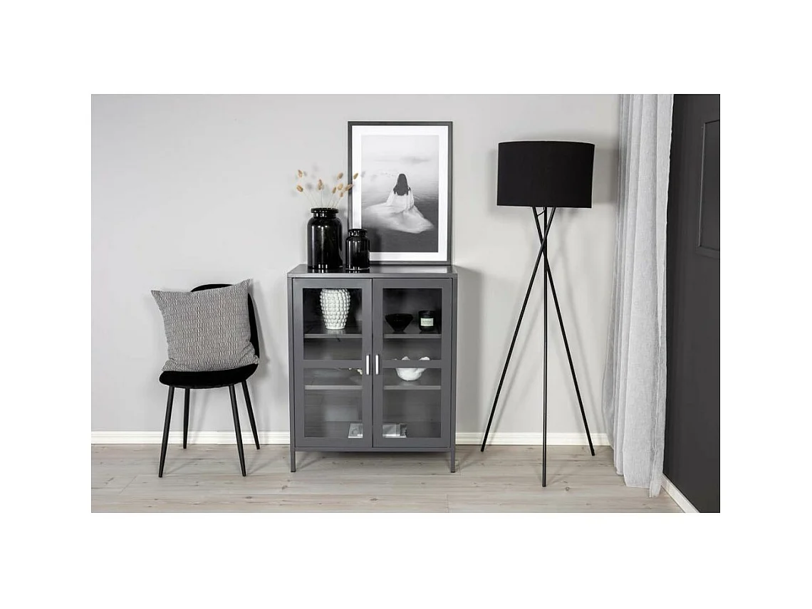 2-türiges Sideboard aus Stahl Acero