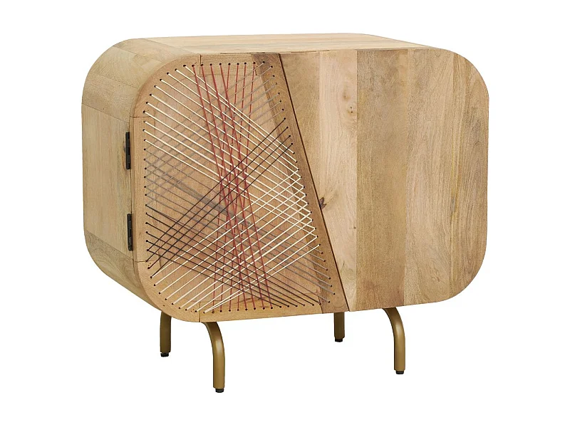 Buffet en manguier Sring Art 2 portes