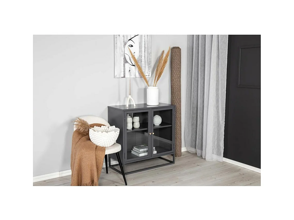 2-türige Anrichte aus Stahl Bakal