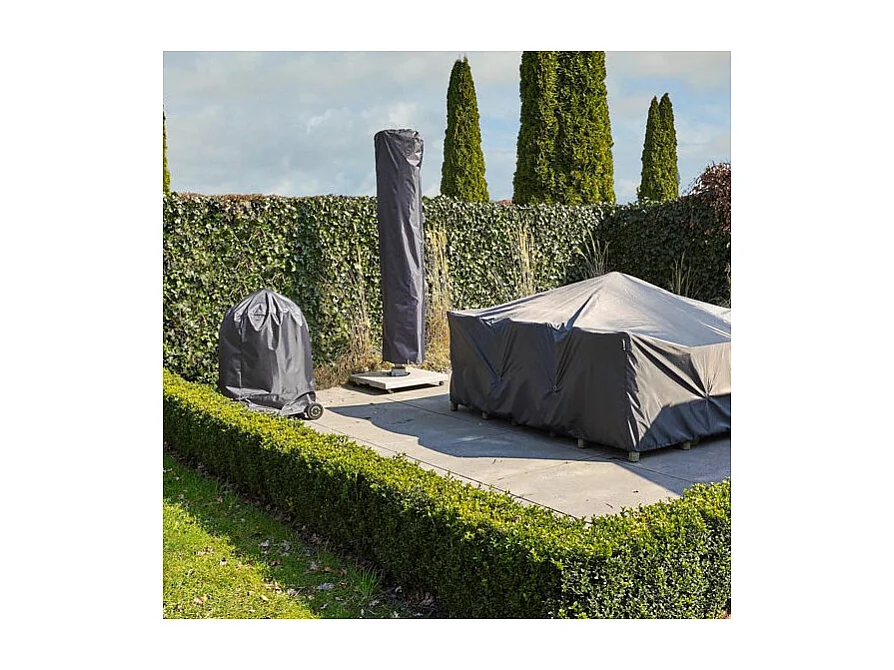 Housse de protection respirante pour parasol à bras déporté Pour parasol à bras déporté H 250 x55/60 cm