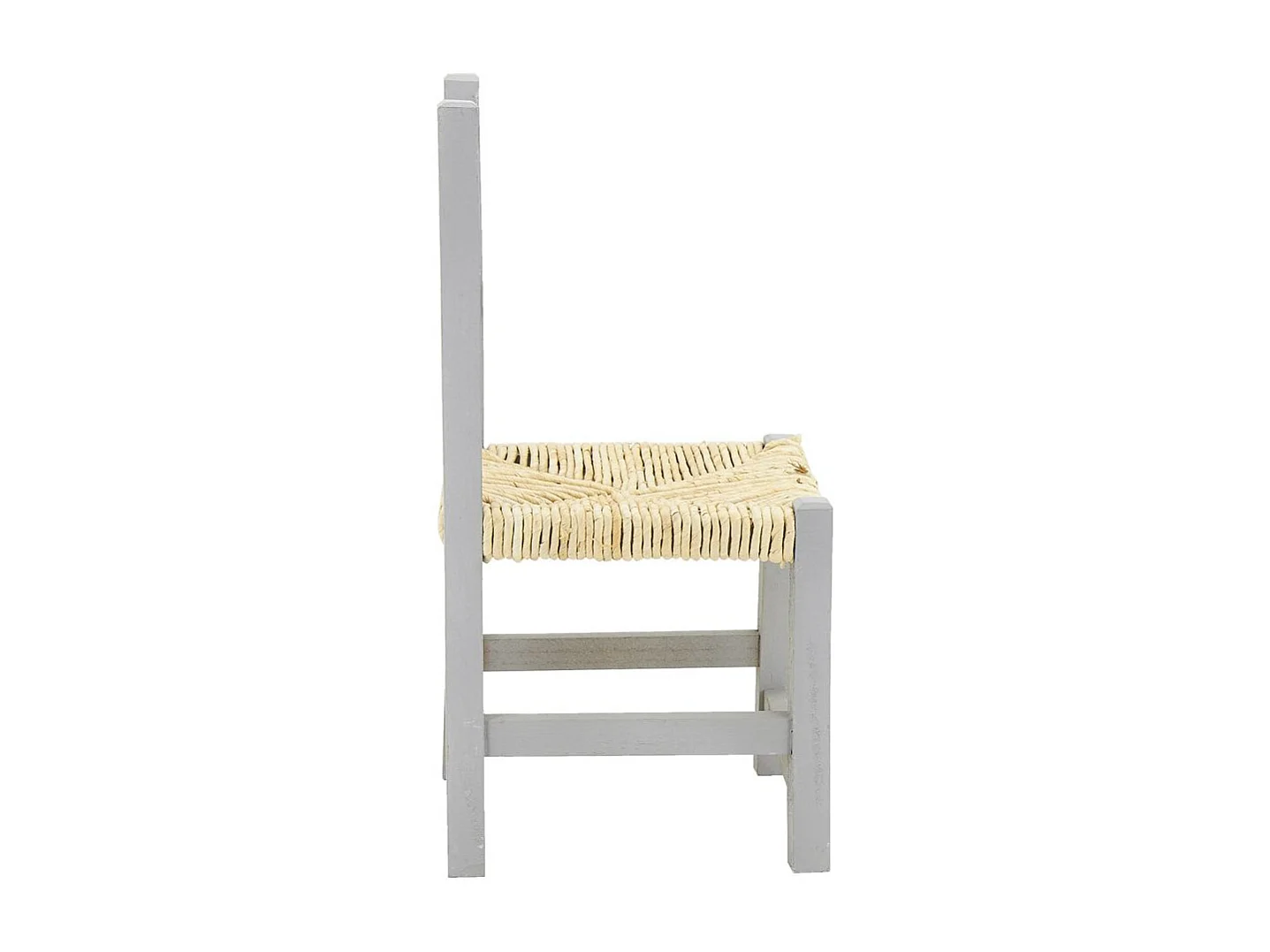 Sedia per bambini in legno grigio