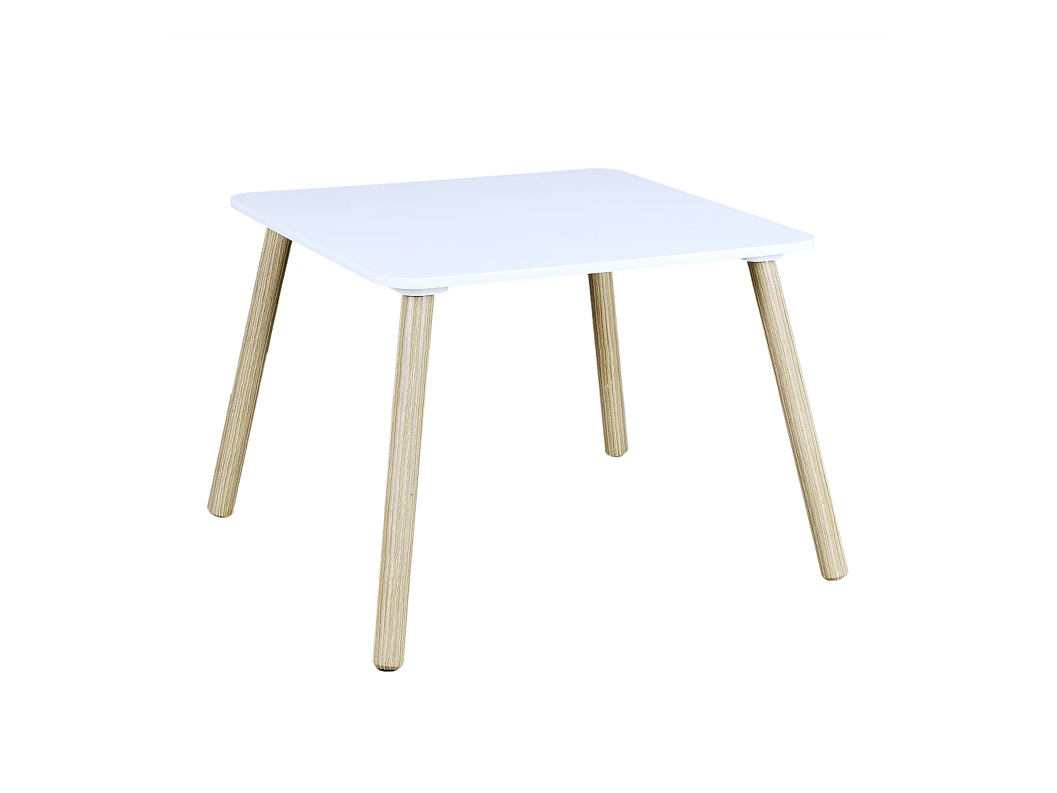 Table Et 2 Chaises Licorne Lily Blanc, Marron, Multicolore