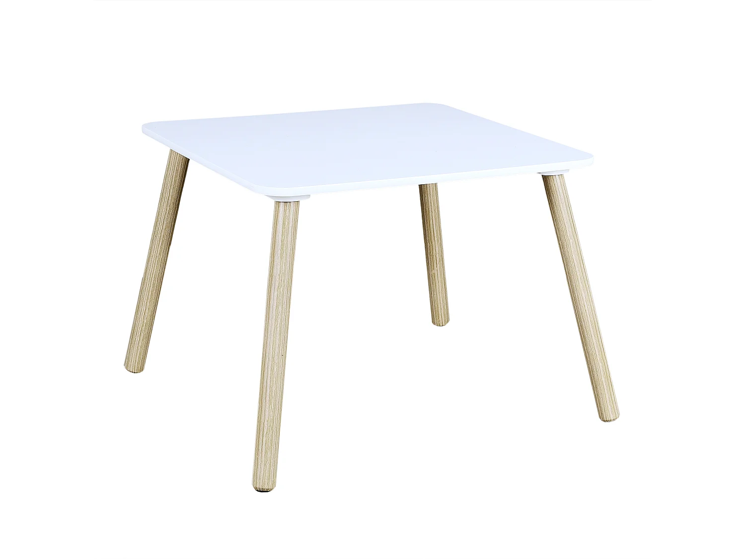 Tisch und 2 Stühle aus Holz Einhorn Lily