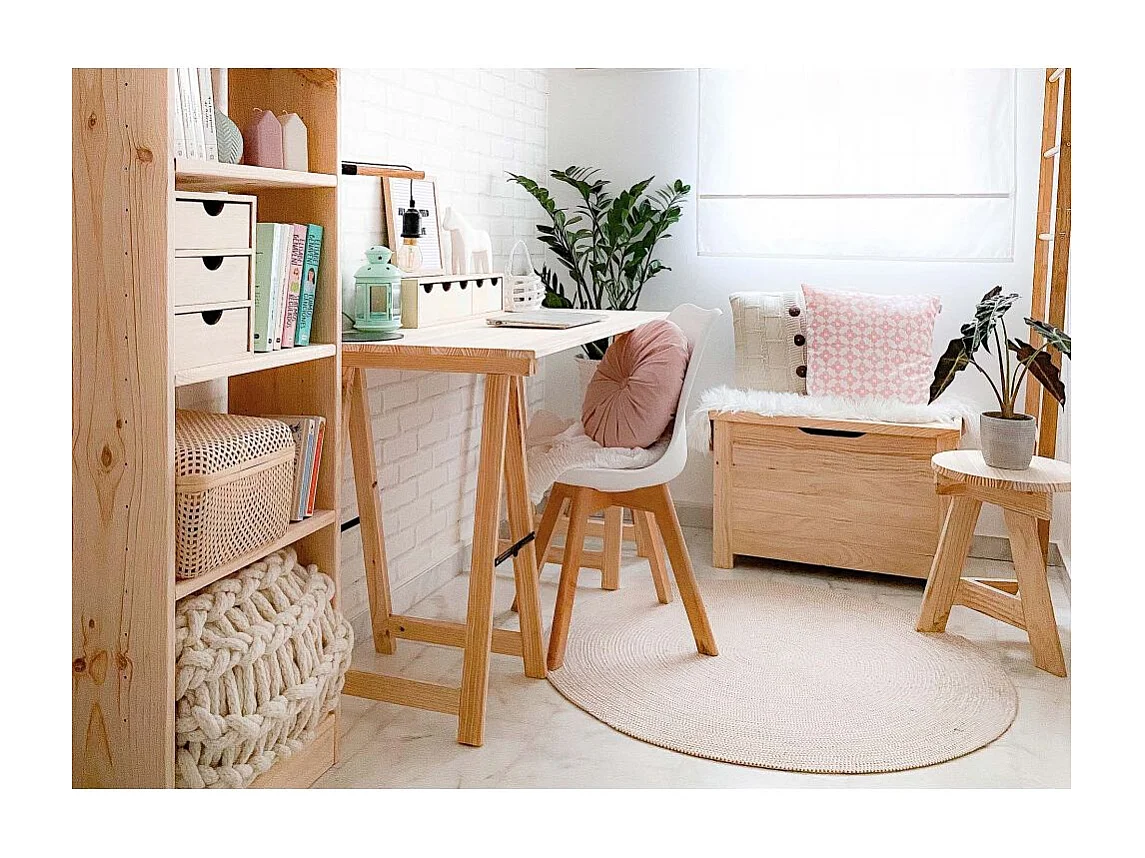 Colonne en pin Gala 4 tablettes