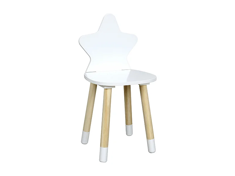 Chaise Etoile Blanc Blanc