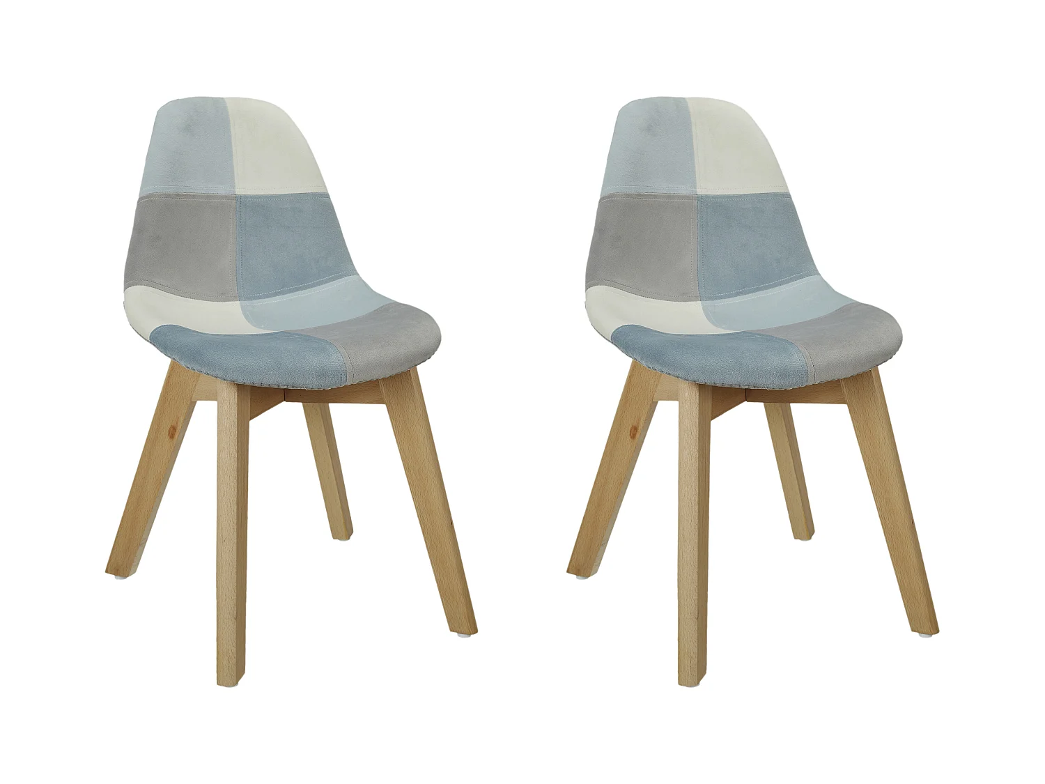 Chaise Patchwork Enfant Leonie Bleu