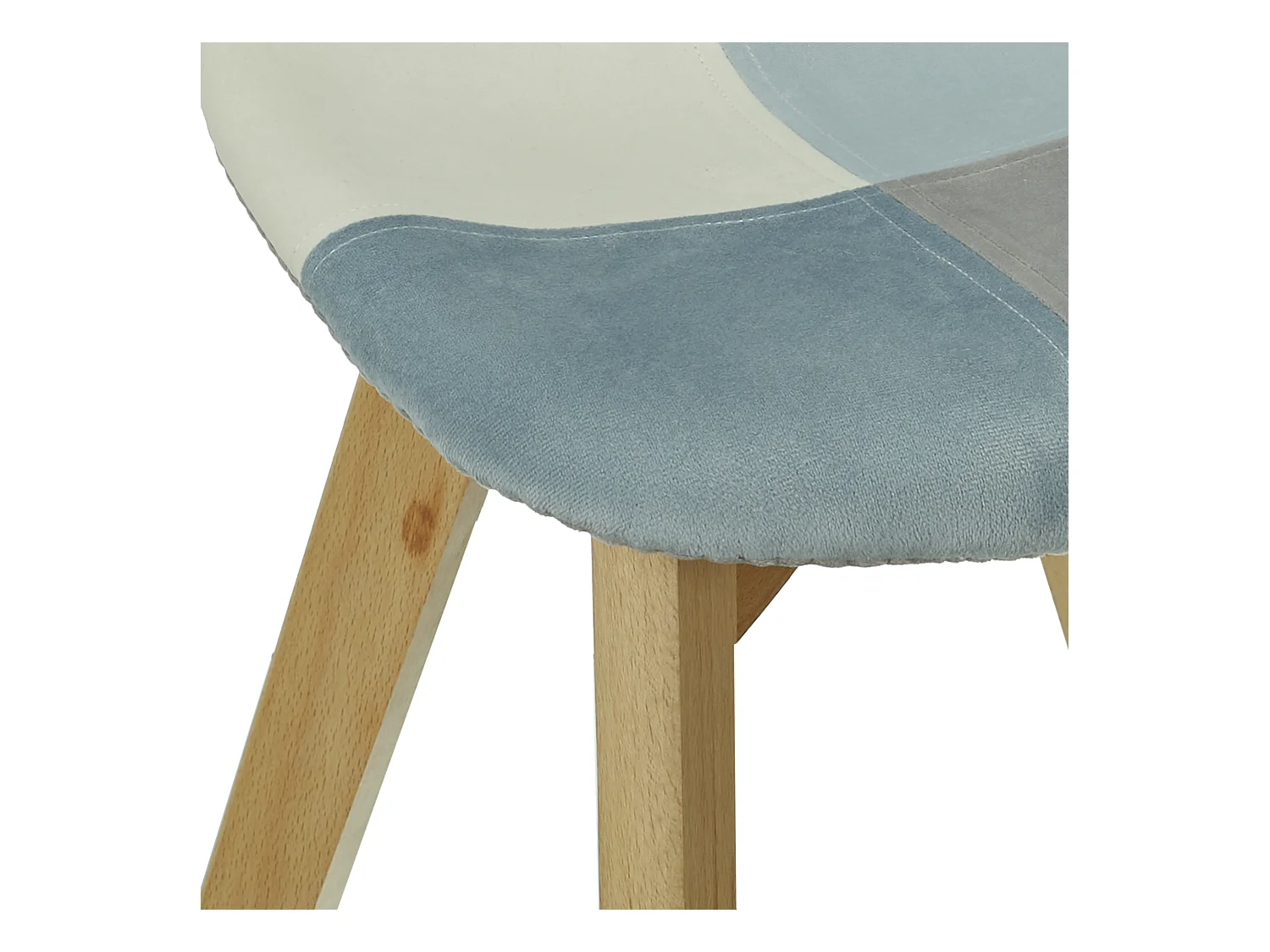 Chaise Patchwork Enfant Leonie Bleu