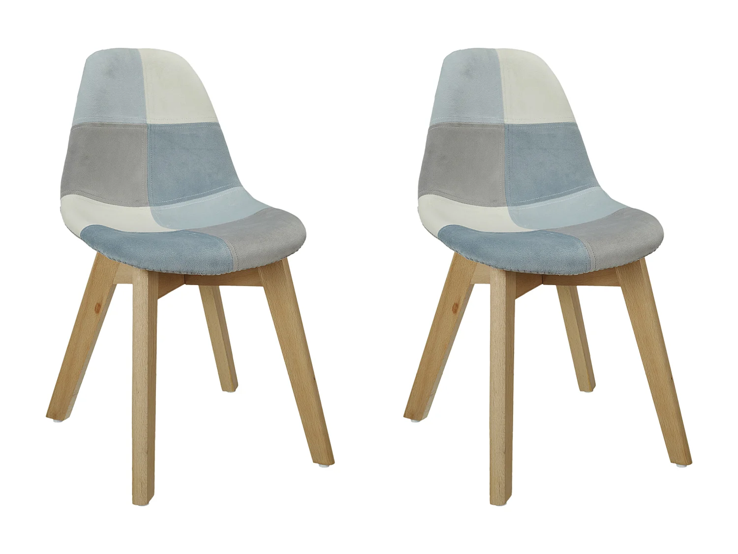 Chaise Patchwork Enfant Leonie Bleu