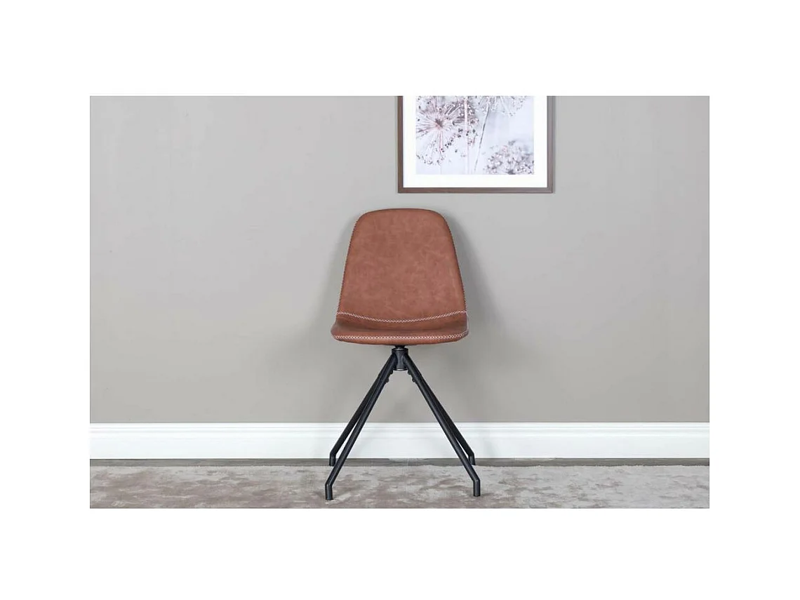 Chaise pivotante en polyuréthane Polar (Lot de 2)