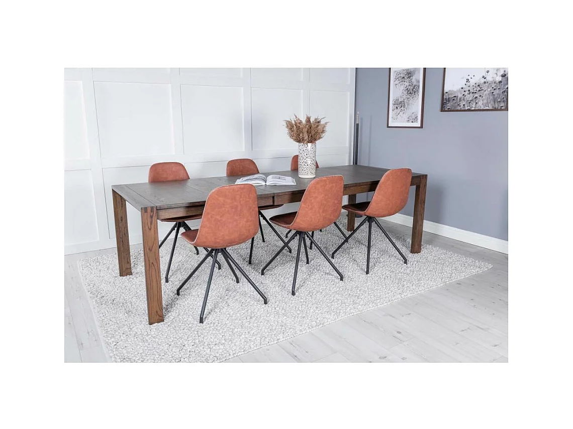 Chaise pivotante en polyuréthane Polar (Lot de 2)