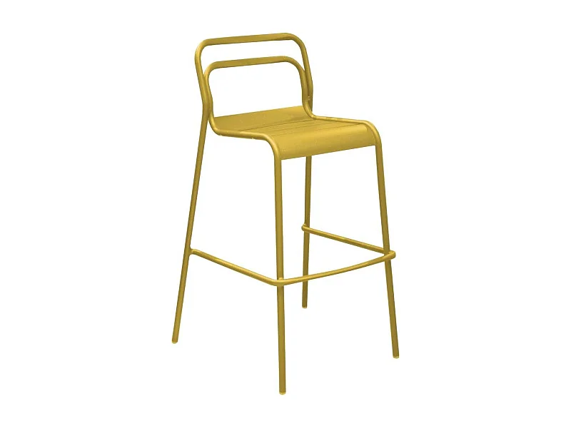 Chaises de bar jardin design aluminium Eos
