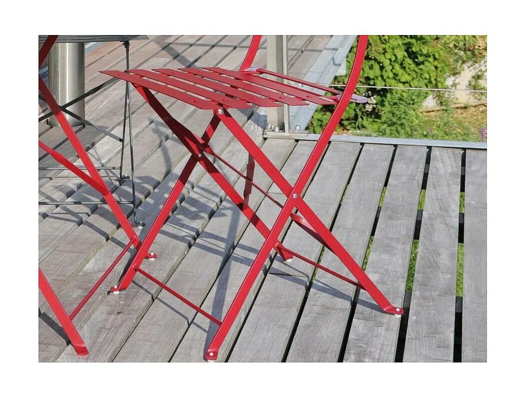 Chaises pliantes en acier Cuba (Lot de 2)