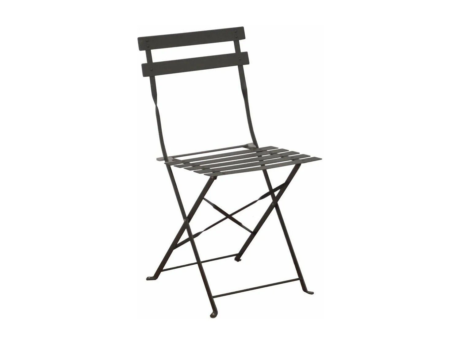 Chaises pliantes en acier Cuba (Lot de 2)