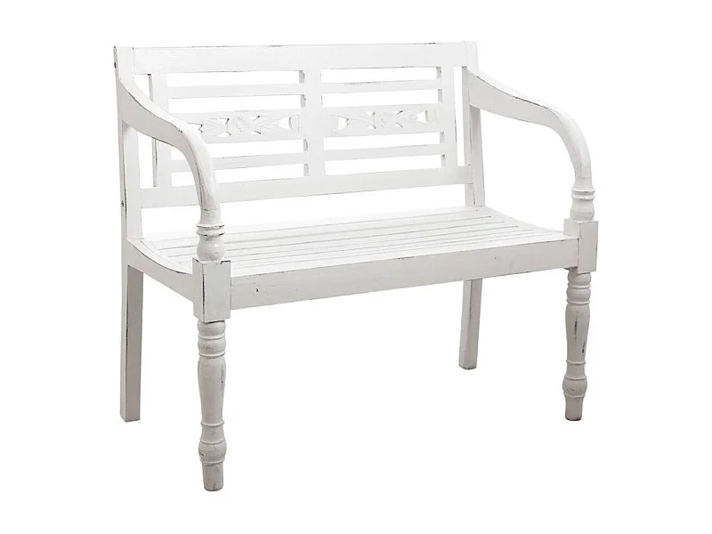 Banc 2 places en acajou