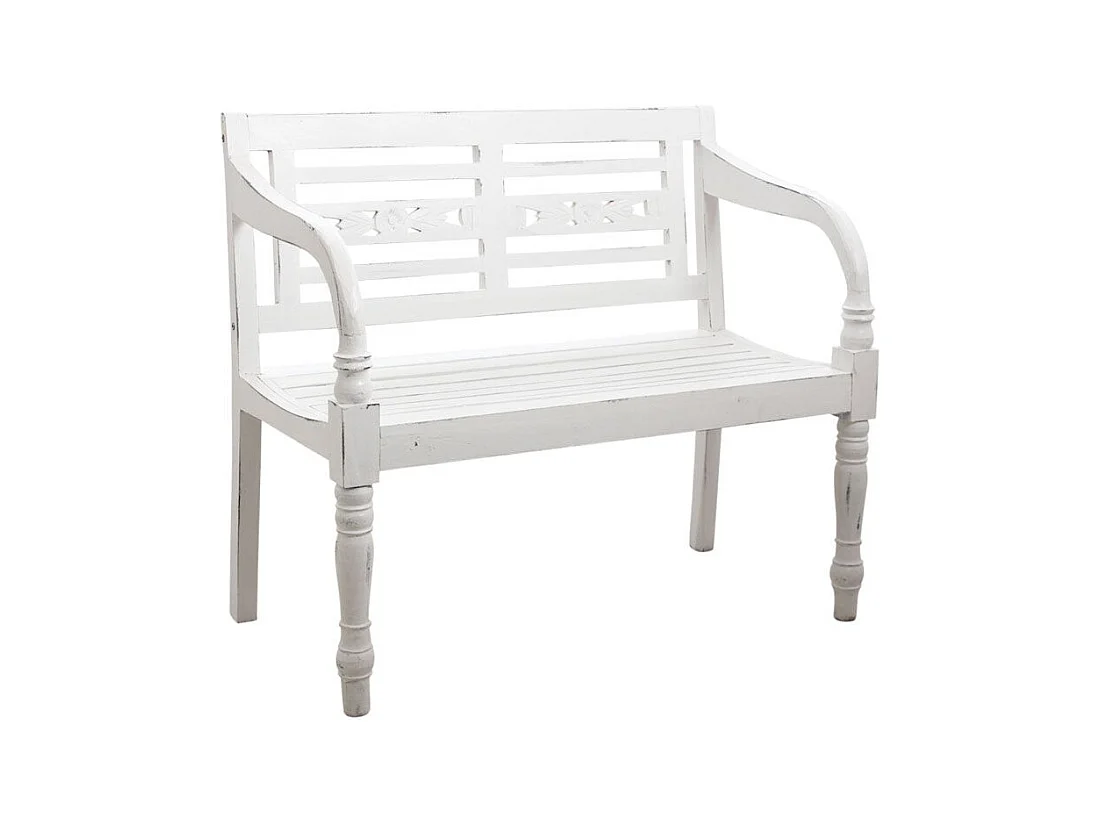 Banc 2 places en acajou