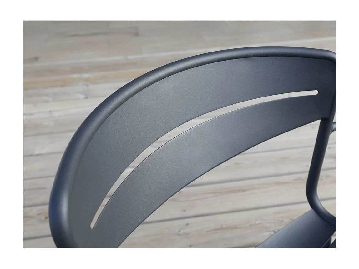 Chaises terrasse en aluminium Haora (Lot de 2)