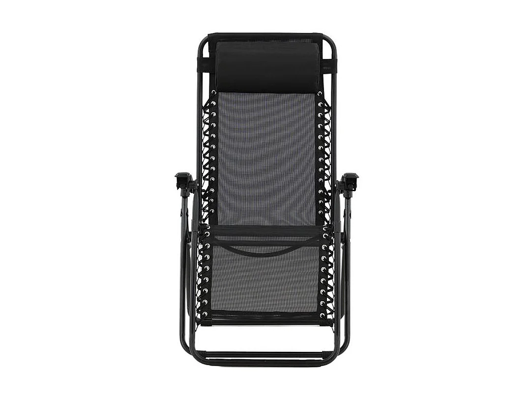 Melker chaise longue noir.