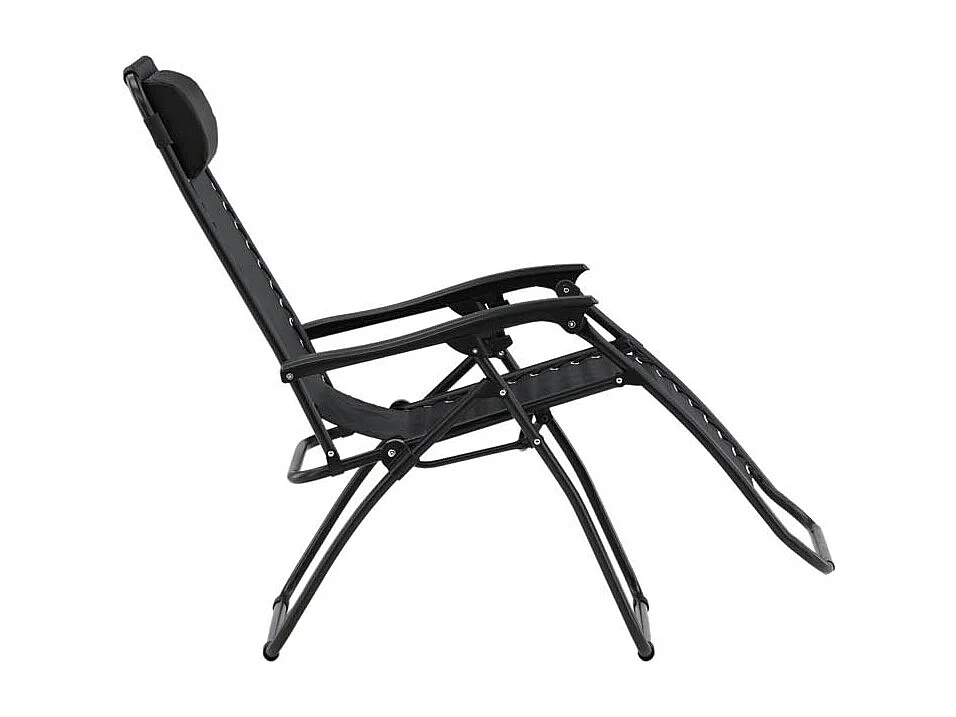 Melker chaise longue noir.