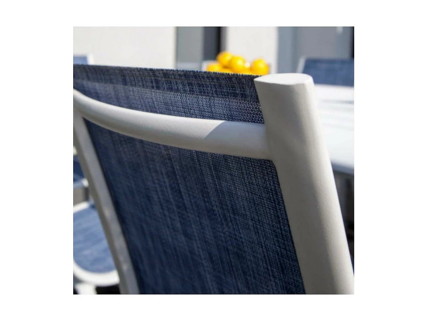 Chaise aluminium textilène Linea (Lot de 2)