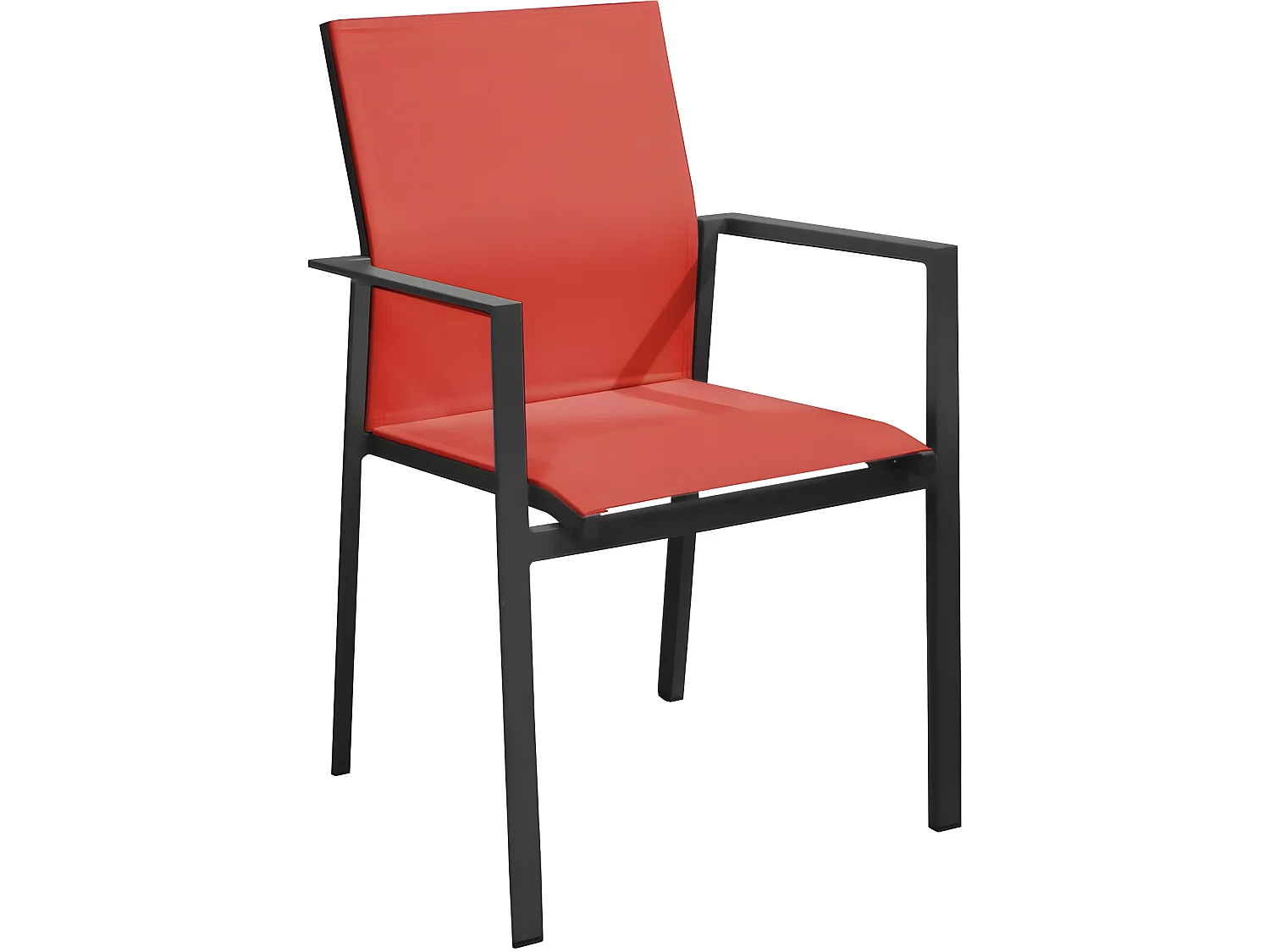 Fauteuils de jardin empilables Delia (Lot de 2)