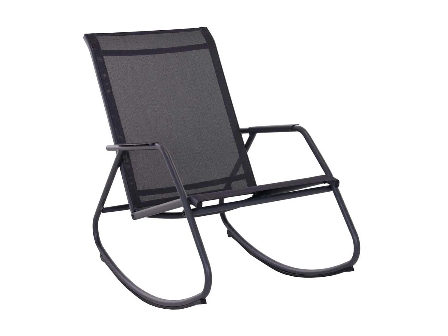 Rocking chair en acier epoxy Noa