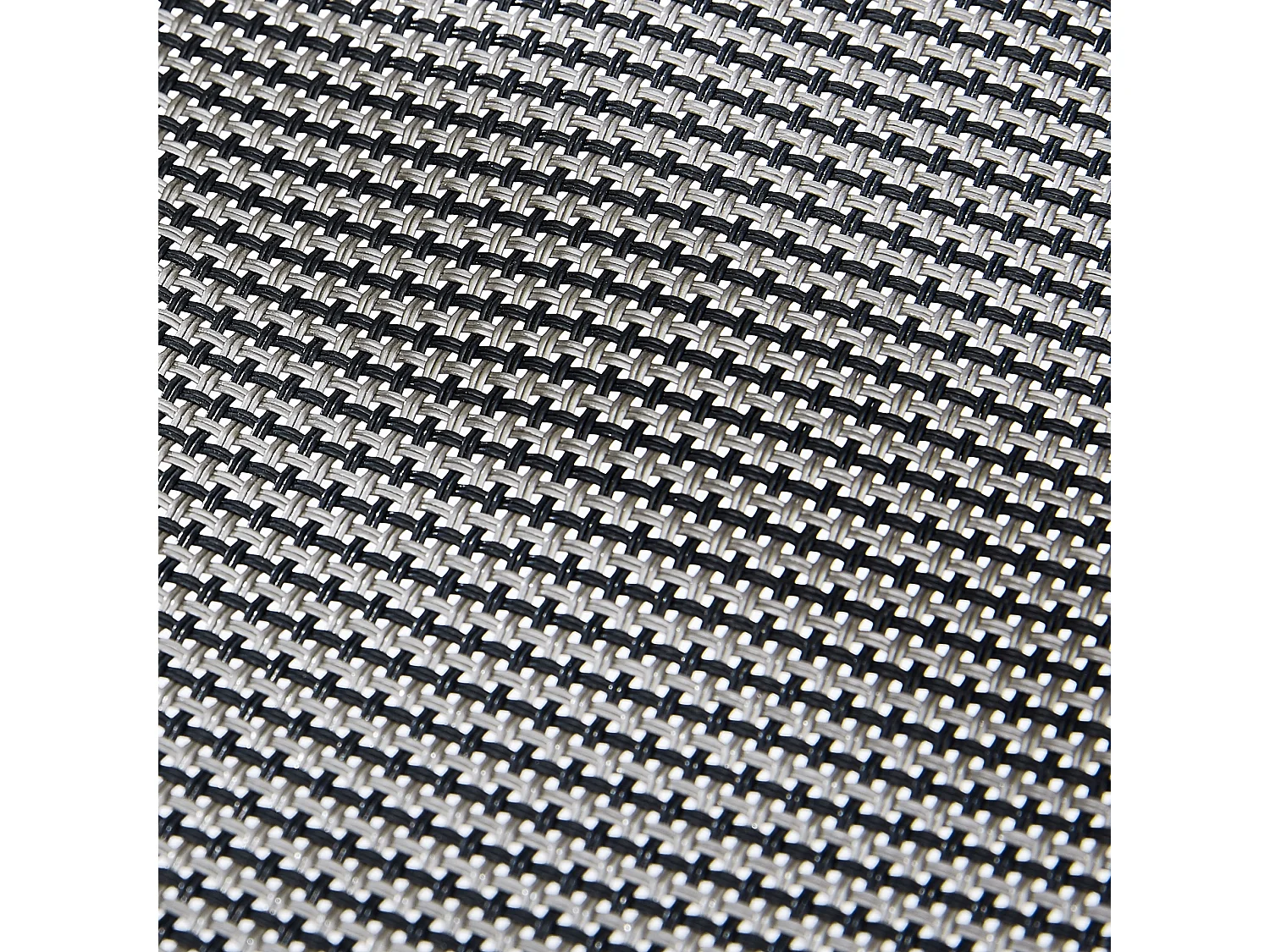Lot de 2 chaises pliantes Modulo en aluminum et textilène grise