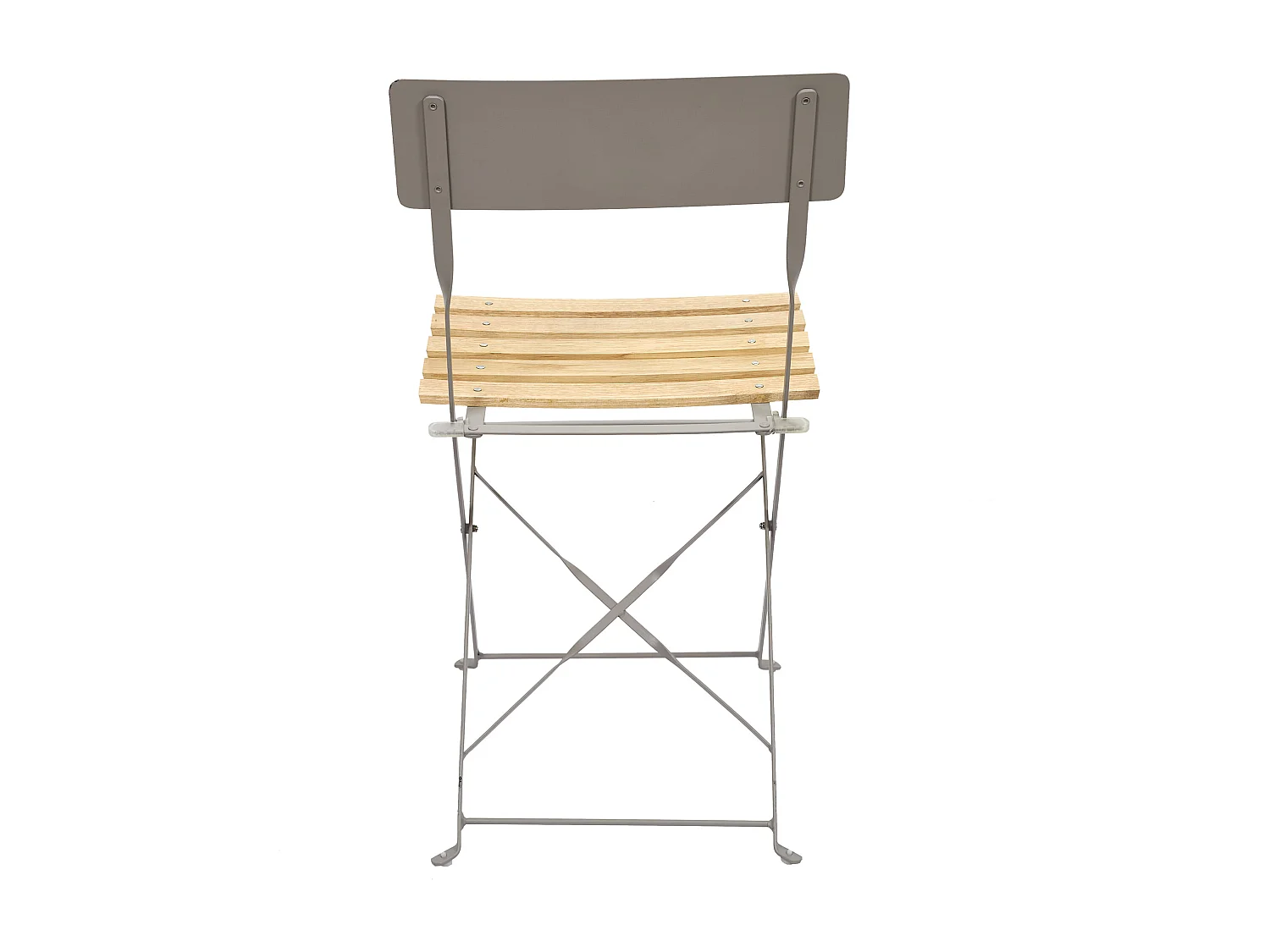 Chaise Pliante Bella Vita Taupe - Lot De 2 Gris