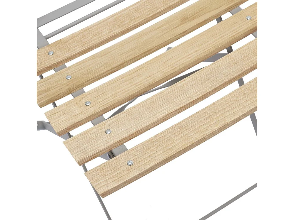 Chaise Pliante Bella Vita Taupe - Lot De 2 Gris