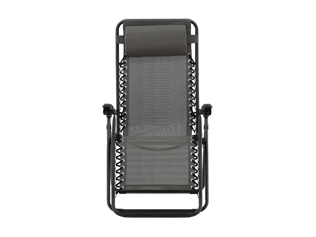 Melker chaise longue gris.