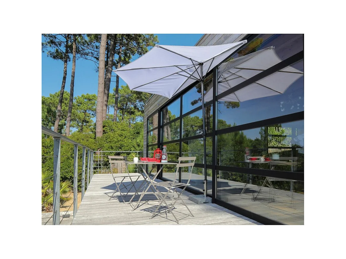 Chaises pliantes en acier Cuba (Lot de 2)